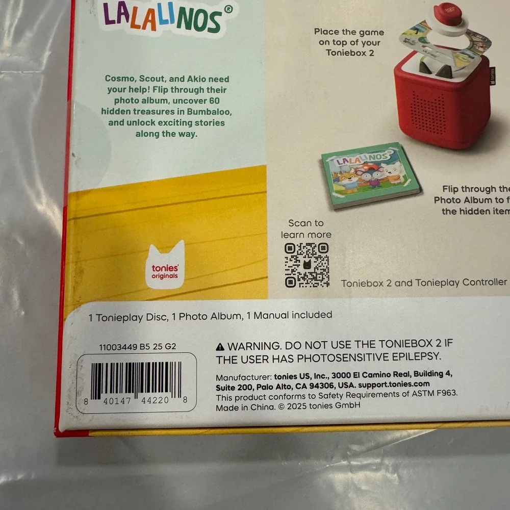 Tonies‎ Lalalinos Find the Photo ToniePlay Game for Toniebox 2 11003449